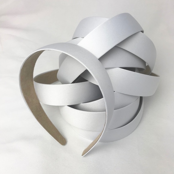 Duufin Accessories Pack Headbands White Satin Bulk Crafts Sewable 1 Inch Women Girls Poshmark